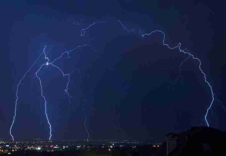 summer thunder storm, lightning, storm