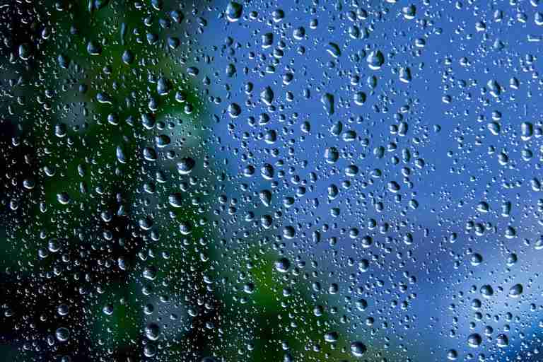 raindrop, glass, rain